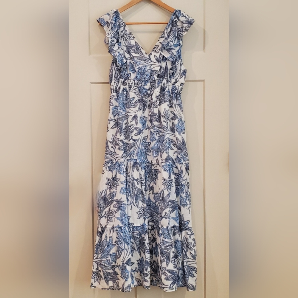 Joie Long Floral Dress